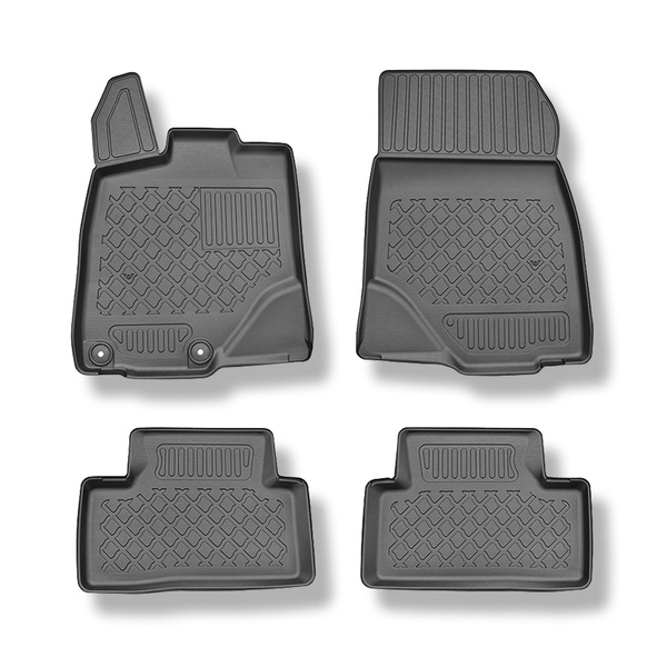 Tappetini Auto in TPE compatibili con Peugeot 3008 III (electric) SUV (04.2024-....) - tappeti auto neri