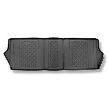 Tappetini Auto in TPE compatibili con Mercedes-Benz EQV 300 Van (10.2020-....) - versione Compact, Long oppure Extralong; sedili scorrevoli su guide - tappeti auto neri