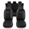 Coprisedili compatibili con BMW X1 I, II (2009-2022) - fodere sedili universali - set coprisedili auto - TG-G