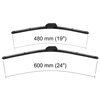 Spazzole tergicristallo anteriori compatibili con Chevrolet Malibu Berlina (03.2012-2016) - tergicristalli auto - lame tergilunotto - spazzole piatte