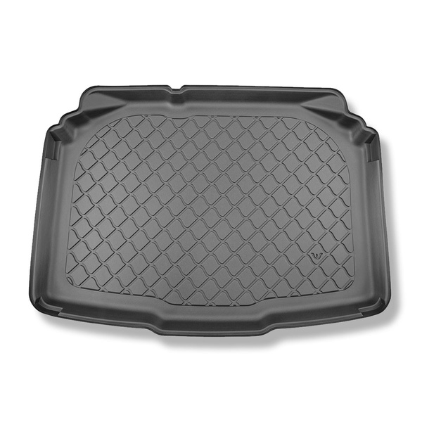 Vasca baule compatibile con Skoda Fabia IV Hatchback (09.2021-....) - portabagagli inferiore; senza / sotto pavimento mobile - tappetino per bagagliaio - tappeto bagagliaio per auto