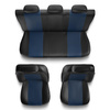 Coprisedili compatibili con Alfa Romeo 146 (1994-2001) - fodere sedili universali - set coprisedili auto - CM-BL