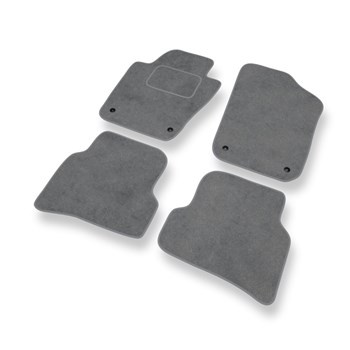 Premium tappetini auto in velluto compatibili con Seat Ibiza IV (2008-2017) - tappeti auto grigio