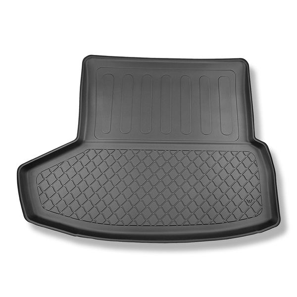 Vasca baule compatibile con Tesla Model S Facelift II Coupé (01.2021-....) - bagagliaio posteriore - tappetino per bagagliaio - tappeto bagagliaio per auto