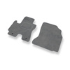Premium tappetini auto in velluto compatibili con Toyota RAV4 II SUV (2000-2005) - tappeti auto grigio