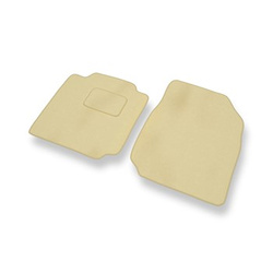 Premium tappetini auto in velluto compatibili con Nissan Micra III (2002-2010) - tappeti auto beige