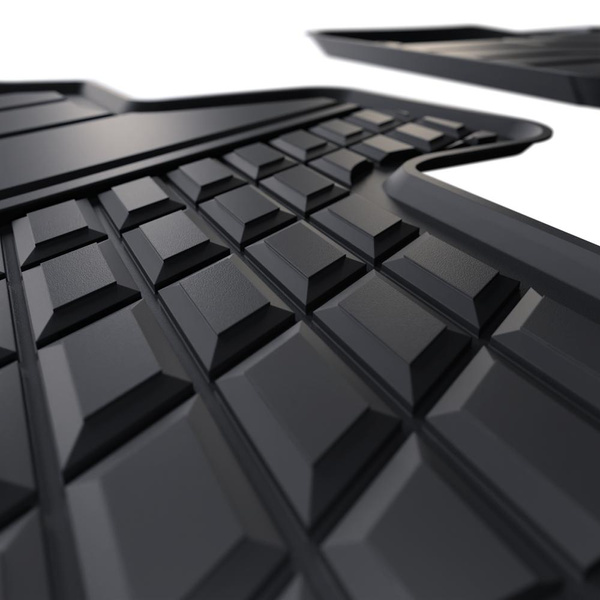 Tappetini Auto in TPE compatibili con Volkswagen Tiguan II SUV (2016-2024) - tappeti auto neri