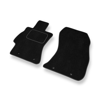 Premium tappetini auto in velluto compatibili con Subaru Forester IV (2012-2018) - tappeti auto nero