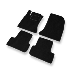 Premium tappetini auto in velluto compatibili con Mercedes-Benz Classe A W176 (2012-2017) - tappeti auto nero