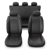 Coprisedili compatibili con Alfa Romeo 146 (1994-2001) - fodere sedili universali - set coprisedili auto - PRF-RD