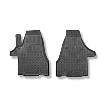 Tappetini Auto in TPE compatibili con Volkswagen Caravelle T5, T6 Van (2003-....) - Transporter furgone e station wagon; sia versione corta che lunga - tappeti auto neri