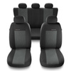 Coprisedili compatibili con Mazda 626 III, IV, V (1987-2002) - fodere sedili universali - set coprisedili auto - UNE-2