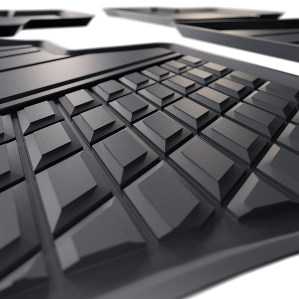 Tappetini Auto in TPE compatibili con Mercedes-Benz GLB X247 SUV (2019-....) - tappeti auto neri