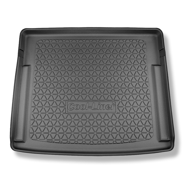 Vasca baule compatibile con Nissan Ariya SUV (09.2022-....) - portabagagli superiore; piano di carico regolabile nella posizione più alta; inclusi i modelli con barre di fissazione - tappetino per bagagliaio - tappeto bagagliaio per auto