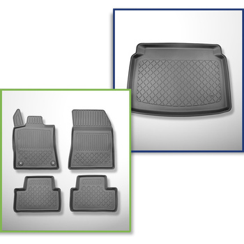 Completo di tappetini e tappetino per bagagliaio TPE per: Peugeot 308 III 12.202