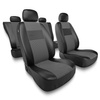 Coprisedili compatibili con BMW X6 E71, E72, F16 (2008-2019) - fodere sedili universali - set coprisedili auto - EXL-2