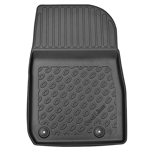 Completo di tappetini e tappetino per bagagliaio TPE PREMIUM per: Mazda CX-3 06.2015-12.2021 (SUV) - per il livello superiore (anche con subwoofer) e inferiore (solo senza subwoofer) del pavimento mobile del bagagliaio