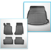 Completo di tappetini e tappetino per bagagliaio TPE per: Mercedes-Benz CLS C257 03.2018-2023 (Coupé)
