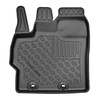 Completo di tappetini e tappetino per bagagliaio TPE per: Toyota Yaris IV 11.2020-.... (Hatchback) - bagagliaio inferiore; per auto senza pavimento mobile nel bagagliaio; anche per versione ibrida