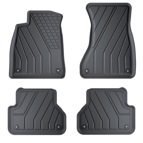 Tappetini Auto in TPE compatibili con Audi A5 F5 Sportback (10.2016-07.2024) - tappeti auto neri