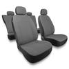 Coprisedili compatibili con Seat Ibiza I, II, III, IV, V (1984-2019) - fodere sedili universali - set coprisedili auto - PG-2