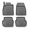 Tappetini Auto in TPE compatibili con Ford Fiesta VIII Hatchback (07.2017-2023) - anche per la versione ibrida - tappeti auto neri