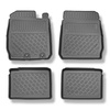 Tappetini Auto in TPE compatibili con Dacia Spring Crossover (2024-....) - tappeti auto neri