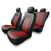 Coprisedili compatibili con Seat Ibiza I, II, III, IV, V (1984-2019) - fodere sedili universali - set coprisedili auto - CM-RD