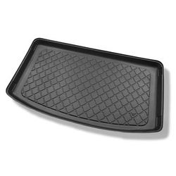 Vasca baule compatibile con Kia Rio IV YB Hatchback (02.2017-....) - vano superiore; modelli con piano di carico regolabile; non per versione ibrida - tappetino per bagagliaio - tappeto bagagliaio per auto