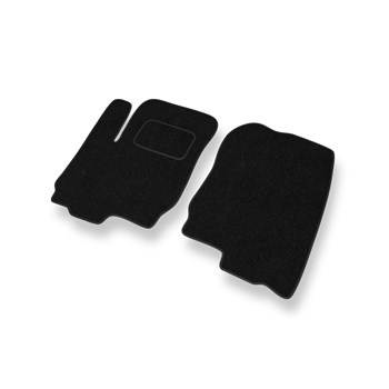 Tappetini in feltro compatibili con Mitsubishi Colt VI (2004-2008) - tappeti auto nero