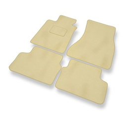 Premium tappetini auto in velluto compatibili con BMW 5 G31 (2017-2024) - tappeti auto beige