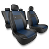 Coprisedili compatibili con Mazda 6 I, II, III (2002-2019) - fodere sedili universali - set coprisedili auto - XL-BL