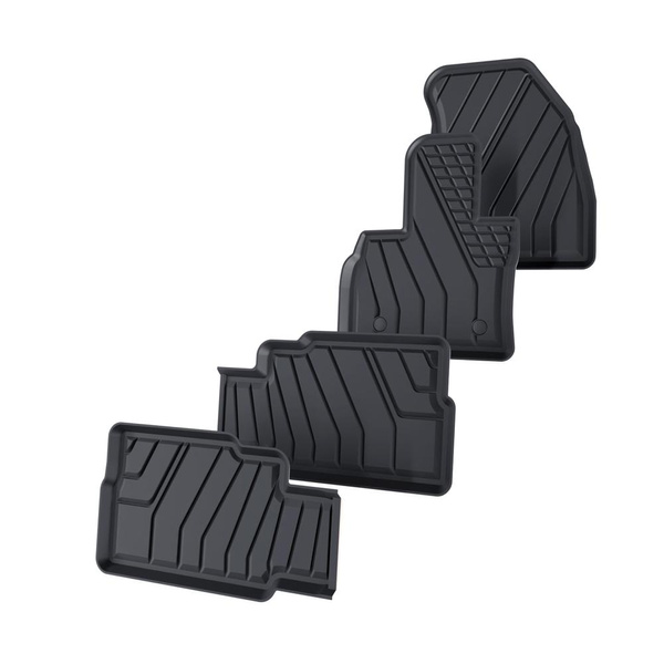 Tappetini Auto in TPE compatibili con Jaecoo 7 SUV (2024-....) - tappeti auto neri