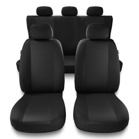 Coprisedili compatibili con BMW X1 I, II (2009-2022) - fodere sedili universali - set coprisedili auto - PF-G