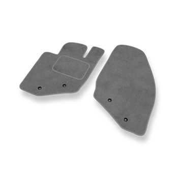 Premium tappetini auto in velluto compatibili con Volvo S80 I (1998-2006) - tappeti auto grigio