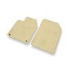 Premium tappetini auto in velluto compatibili con Renault Laguna III (2007-2015) - tappeti auto beige