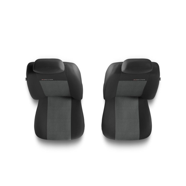 Coprisedili anteriori compatibili con Alfa Romeo 147 (2000-2010) - fodere sedili universali - set coprisedili auto - 2UNE-2