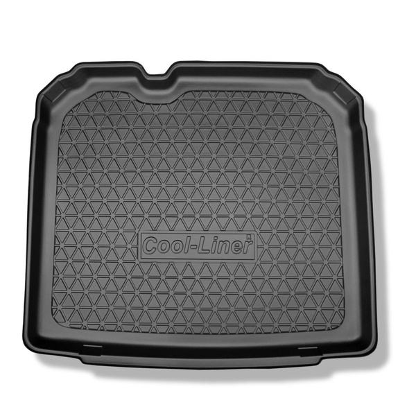 Vasca baule compatibile con Audi Q3 SUV (08.2011-06.2018) - vano inferiore; senza ruota di scorta; anche per la versione Quattro - tappetino per bagagliaio - tappeto bagagliaio per auto