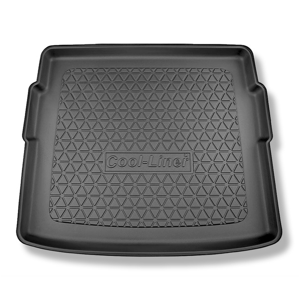 Vasca baule compatibile con DS 7 Crossback SUV (02.2018-2022) - portabagagli inferiore; sotto / senza piano di carico regolabile - tappetino per bagagliaio - tappeto bagagliaio per auto