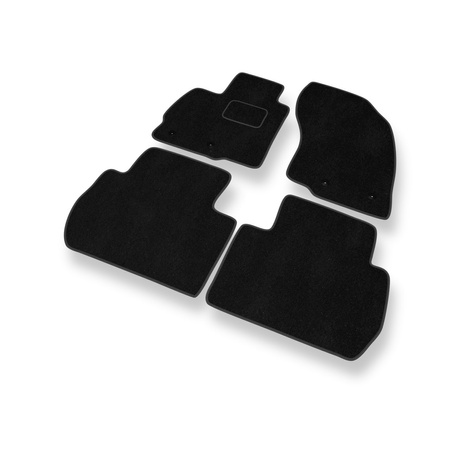 Premium tappetini auto in velluto compatibili con Mitsubishi Outlander III (2012-2021) - tappeti auto nero
