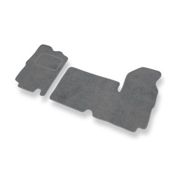 Premium tappetini auto in velluto compatibili con Renault Master II (1+2) (1997-2010) - tappeti auto grigio