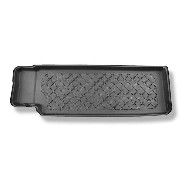 Vasca baule compatibile con Tesla Model X SUV (01.2021-....) - 6/7 posti; dietro la 3a fila di sedili - tappetino per bagagliaio - tappeto bagagliaio per auto