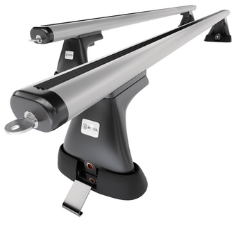 Barre portatutto in alluminio compatibili con Citroen Berlingo mk I Van (2003-2010) - con punti di fissaggio di serie - portapacchi auto colore argento - portabagagli barre da tetto