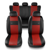 Coprisedili compatibili con Audi A1 I, II (2010-2019) - fodere sedili universali - set coprisedili auto - XL-RD