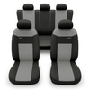 Coprisedili compatibili con Alfa Romeo 166 I, II, III (1998-2007) - fodere sedili universali - set coprisedili auto - RSL-G2