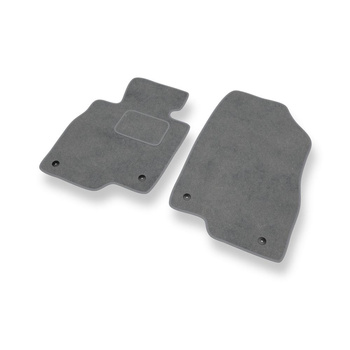 Premium tappetini auto in velluto compatibili con Mazda 3 III (2013-2019) - tappeti auto grigio