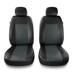 Coprisedili anteriori compatibili con Mercedes-Benz Classe C W204, W205, W206 (2006-....) - fodere sedili universali - set coprisedili auto - 2CM-G