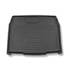 Vasca baule compatibile con Peugeot 2008 II SUV (01.2020-....) - portabagagli inferiore; sotto / senza piano di carico regolabile (con e senza subwoofer) - tappetino per bagagliaio - tappeto bagagliaio per auto
