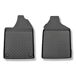Tappetini Auto in TPE compatibili con Aixam Crossline Crossover (10.2016-....) - solo anteriori - tappeti auto neri