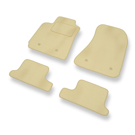 Premium tappetini auto in velluto compatibili con Alfa Romeo Brera (2005-2010) - tappeti auto beige